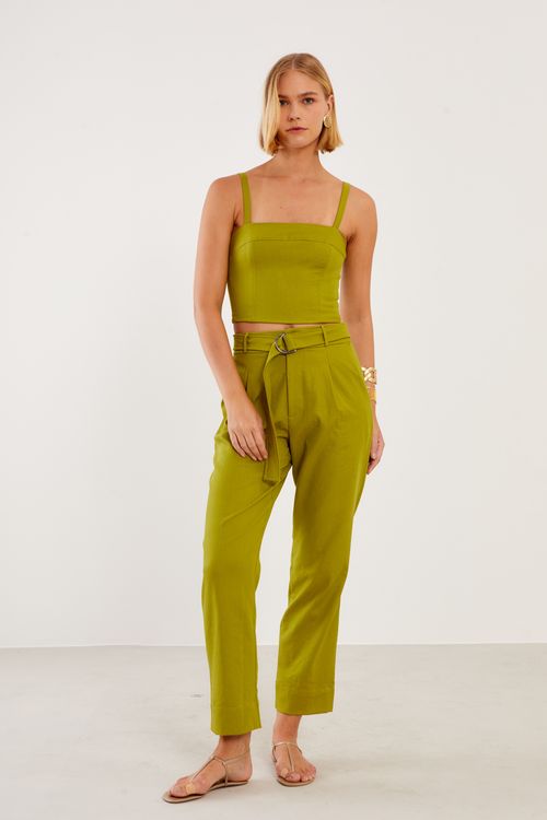 Top Alfaiataria Basic - Verde Olive