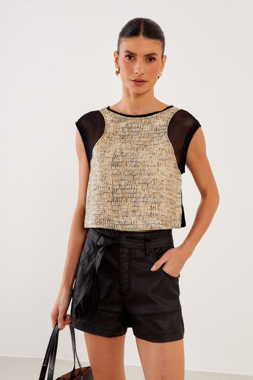 Regata Malha Estampa Pita Off - Est Pita Off