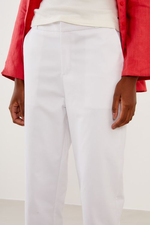 Calça Sarja Bolso Faca - Off White