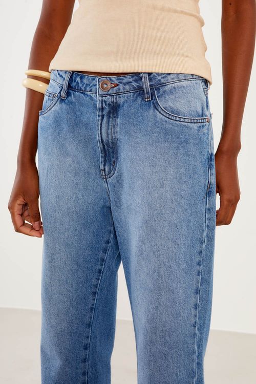 Calça Jeans 5 Bolsos - Jeans