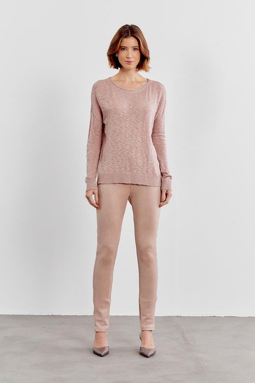 Calça Malha Legging - Rosê
