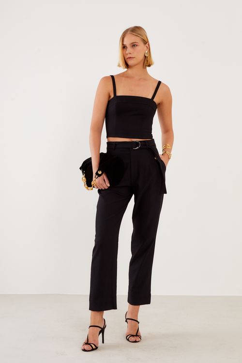 Top Alfaiataria Basic - Preto