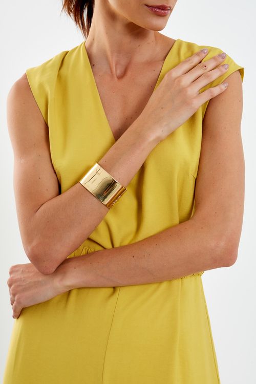 Pulseira Basic Encaixe - Dourado