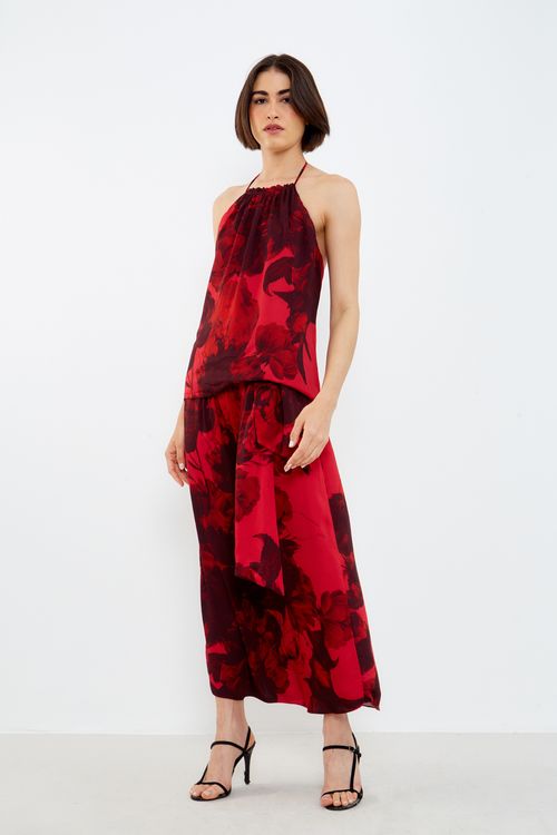 Blusa Frente Única Estampa Amare - Est Amare