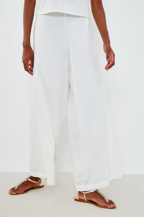 Calça Pantalona Casual 2 - Off Cru Play