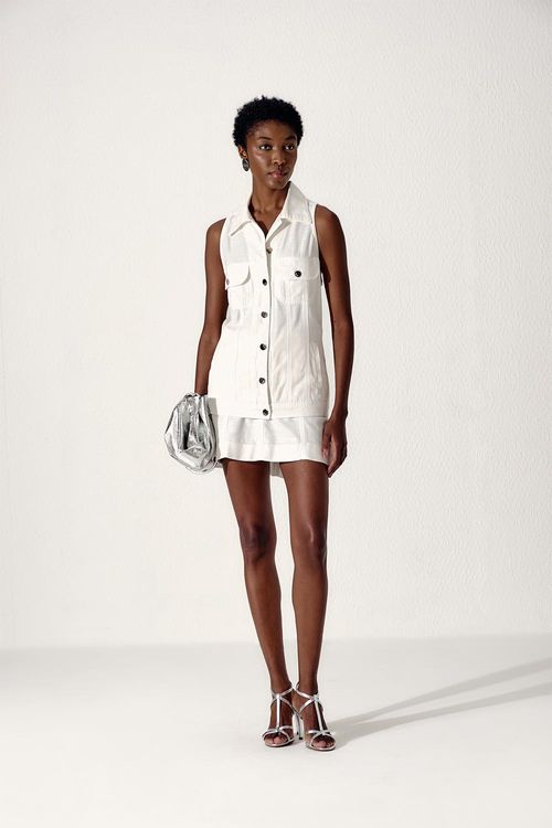 Mini Saia Wet - Off White