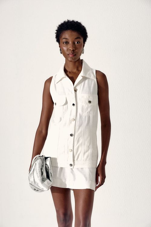 Mini Saia Wet - Off White
