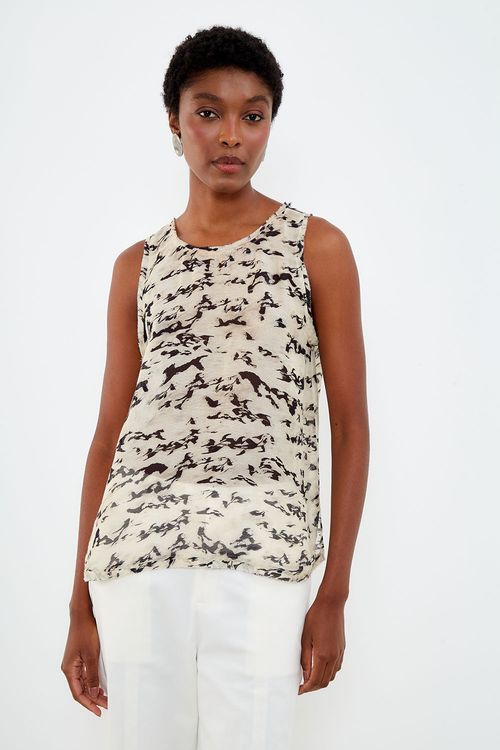 Blusa Estampa Artem - Est Artem
