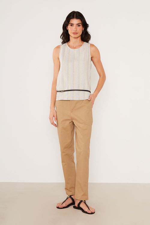 Blusa Casual Listrada - Listrado