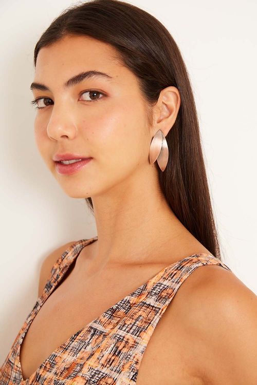 Brinco Folhas - Cobre