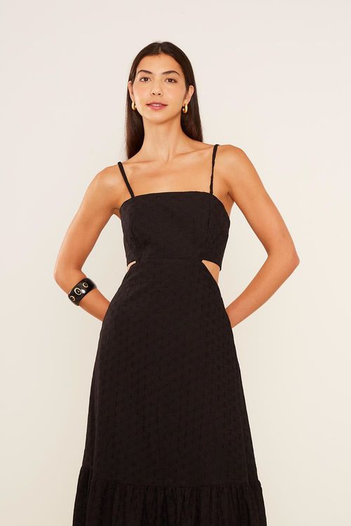 Vestido Casual Laise - Preto