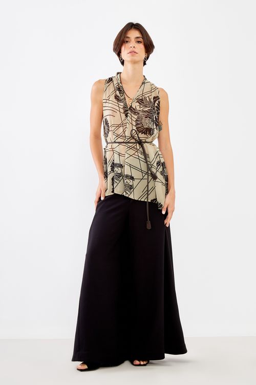 Blusa Estampa Brun Off - Est Brun Off