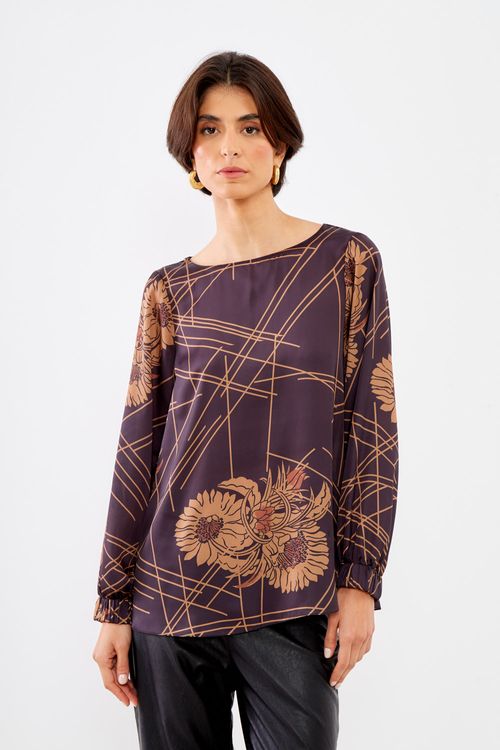 Blusa Estampa Brun - Est Brun