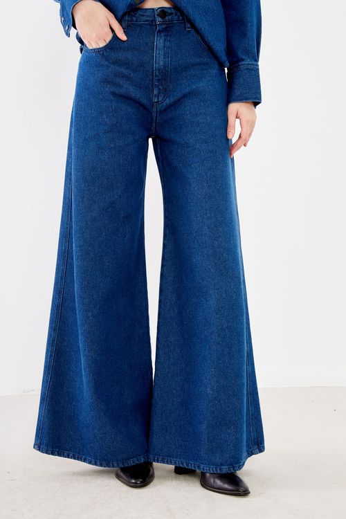 Calça Jeans Wide Leg - Jeans