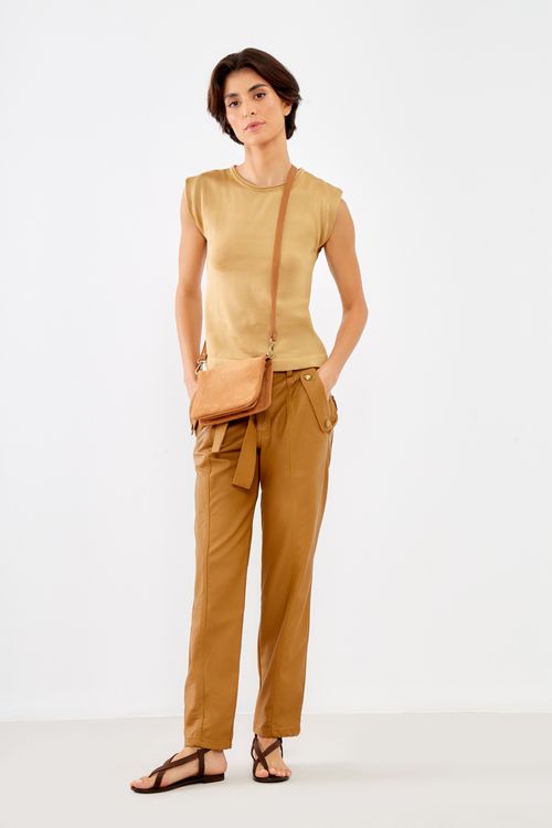 Blusa Tricot Telinha - Bege Homus