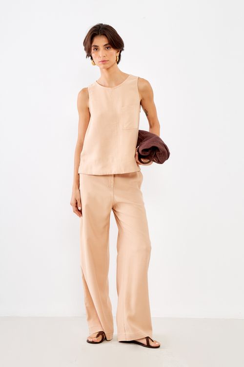 Calça Casual Pala - Nude Play