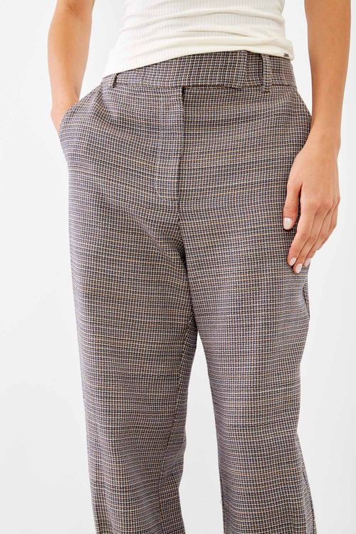 Calça Alfaiataria Pied Poule - Xadrez