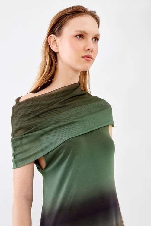 Vestido Tule Estampa Juana - Est Juana