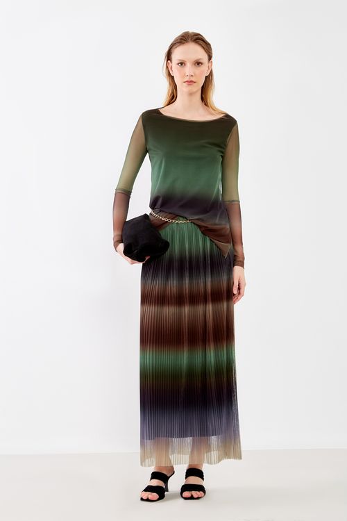 Blusa Tule Estampa Juana - Est Juana