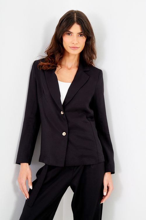Blazer Alfaiataria Clássico - Preto