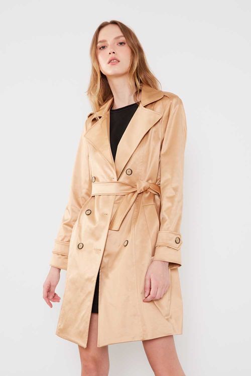 Trench Coat Alfaiataria - Khaki
