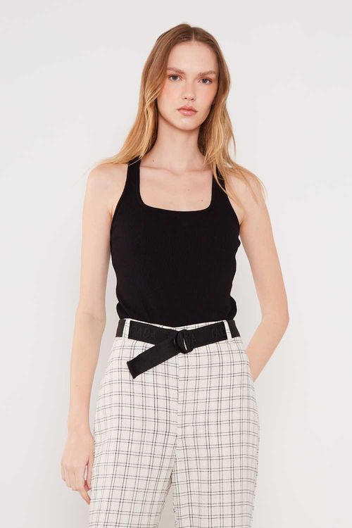 Regata Malha Basic - Preto