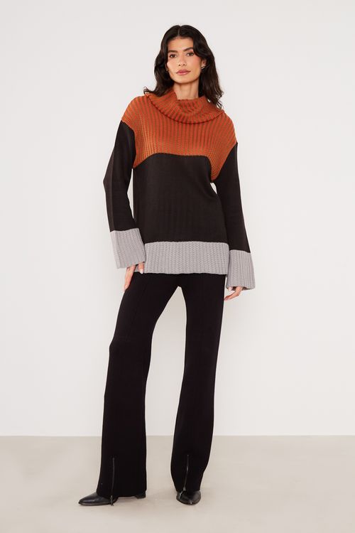 Pull Tricot Tricolor - Multicolor
