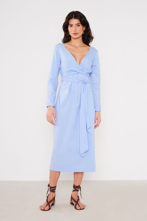 Vestido Casual Listrado - Listrado