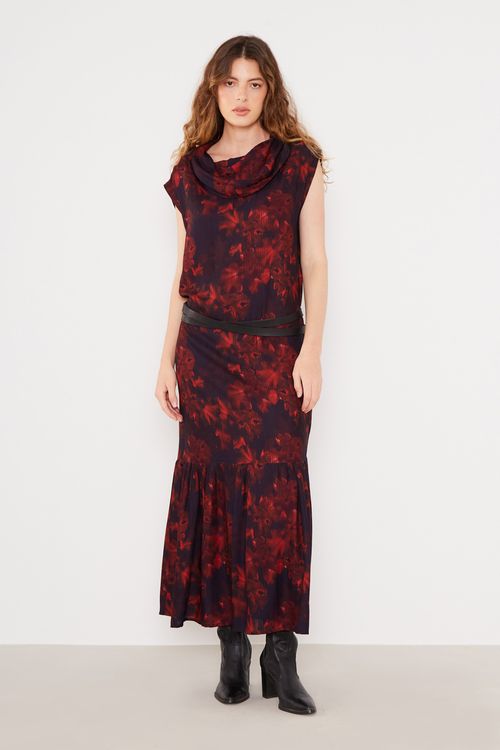 Vestido Longo Estampa Nati - Est Nati Mini