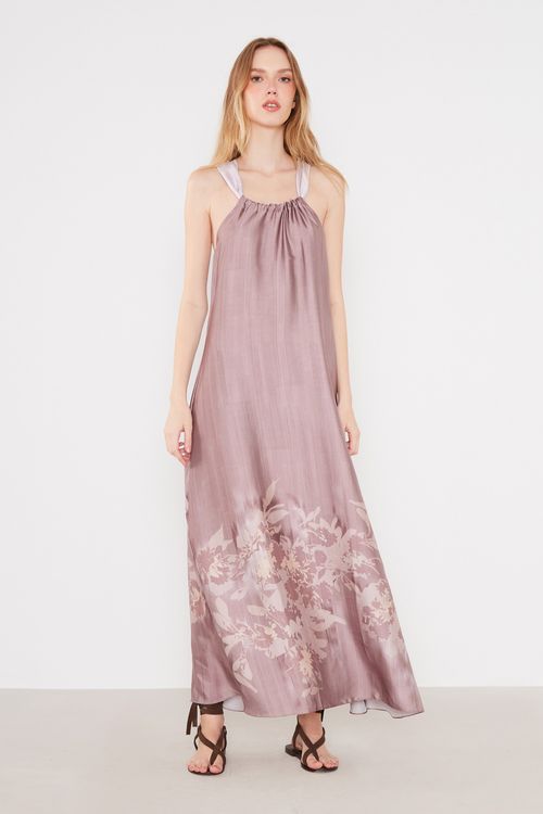 Vestido Longo Estampa Foly - Est Foly