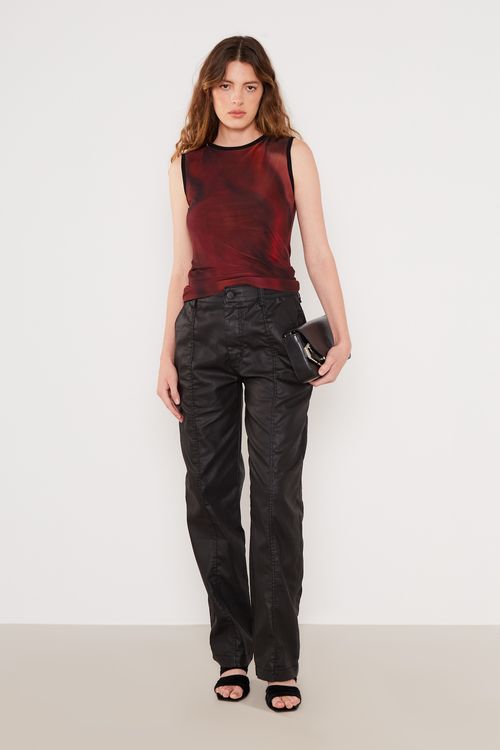 Blusa Tule Frente Estampa Fly - Est Fly