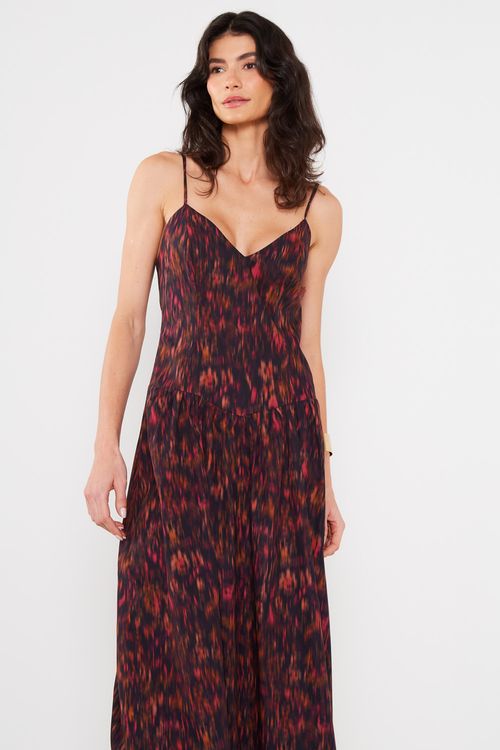 Vestido Midi Estampa Brie - Est Brie