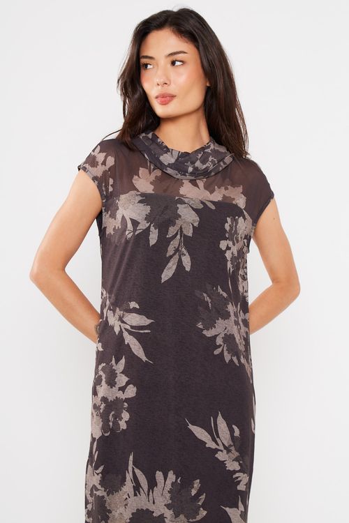 Vestido Tule Estampa Evy - Est Evy
