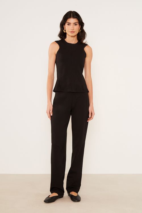Blusa Malha Slim - Preto