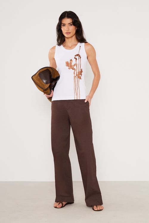 Regata Malha Silk Petúnia - Off White