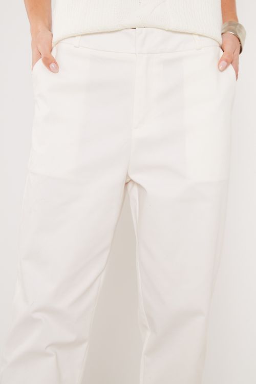 Calça Sarja Bolso Faca - Off White