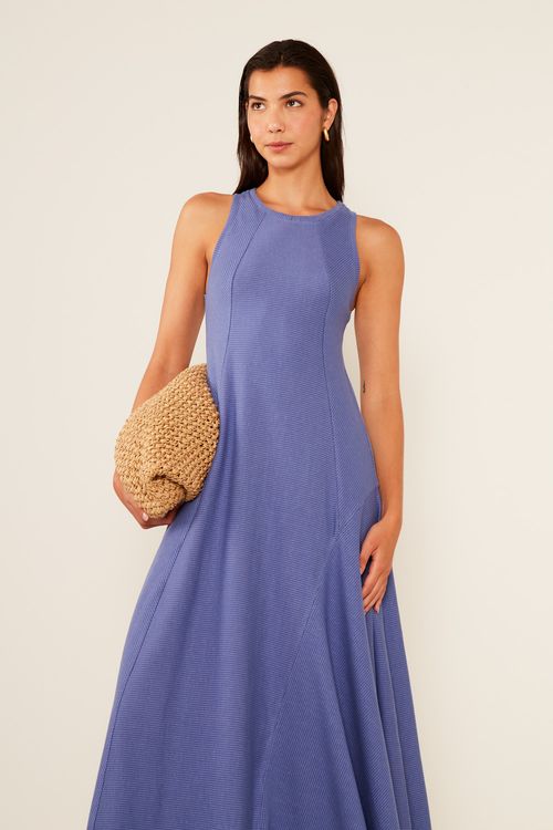 Vestido Malha Positano - Azul Royal