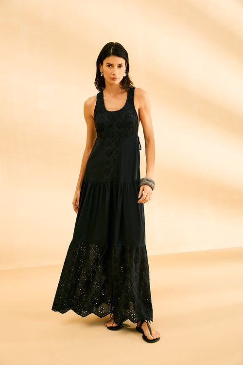 Vestido Casual Laise - Preto