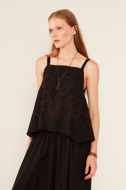 Blusa Casual Laise - Preto