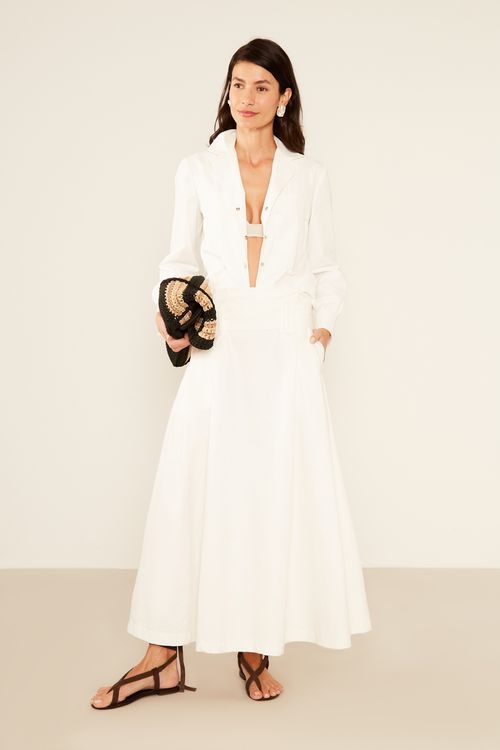 Saia Sarja Pregas - Off White