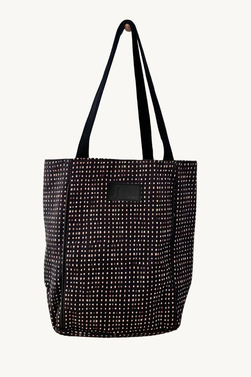 Bolsa Tote Estampa Prado - Preto
