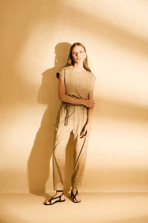 Calça Malha Estampa Nova Anna - Est Nova Anna