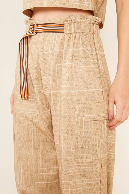 Calça Malha Estampa Nova Anna - Est Nova Anna