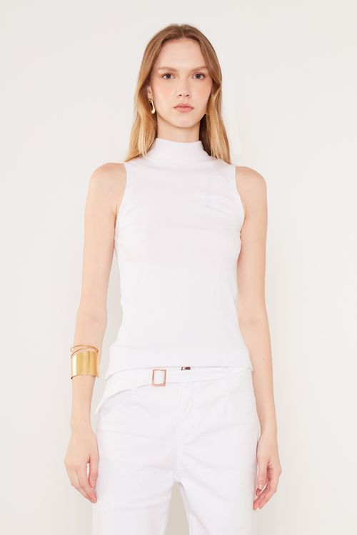 Regata Malha Gola - Branco