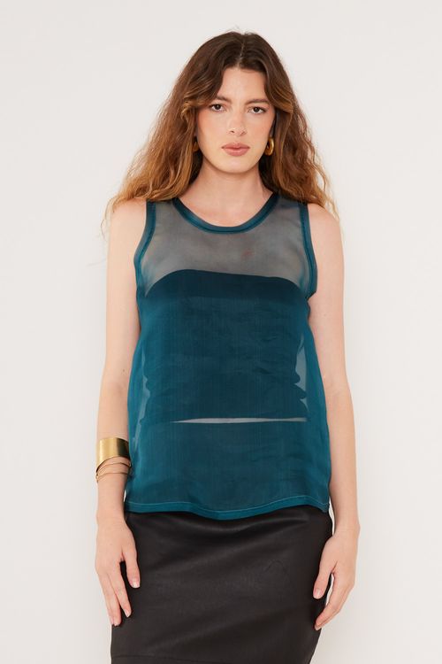 Blusa Regata Colors - Verde Flore