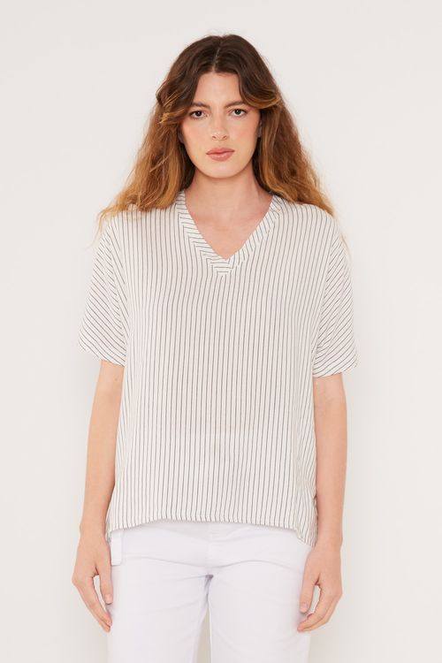 Blusa Listras - Listrado Dourado
