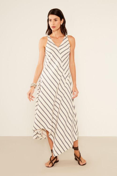 Vestido Casual Listrado - Listrado