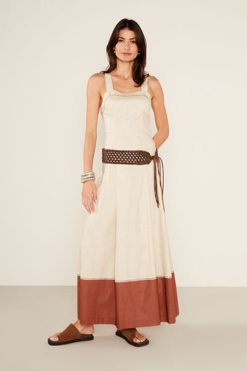 Top Linho Resinado - Cru