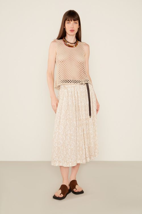 Regata Tricot Textura - Cru