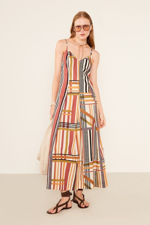 Vestido Midi Estampa Bella - Est Bella